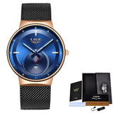 2023 Classic Women Rose Gold Top Brand Luxury Laides Dress Business Fashion Casual Waterproof Watches Quartz Calendar Wristwatch