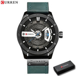 Luxury Watch Brand CURREN Men Military Sports Watches Men's Quartz Date Clock Man Casual Leather Wrist Watch Relogio Masculino