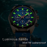 2023 LIGE New Fashion Mens Watches Top Brand Luxury Silicone Sport Watch Men Quartz Date Clock Waterproof Wristwatch Chronograph