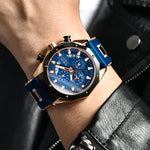 2023 LIGE New Fashion Mens Watches Top Brand Luxury Silicone Sport Watch Men Quartz Date Clock Waterproof Wristwatch Chronograph