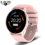 LIGE New Smart Watch Men And Women Sports watch Blood pressure Sleep Monitoring Fitness tracker Android ios pedometer Smartwatch