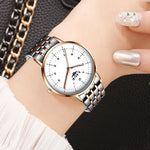 LIGE Luxury Fashion Woman Bracelet Watch Women Casual Waterproof Quartz Ladies Dress Watches Gift lover Clock relogio feminino