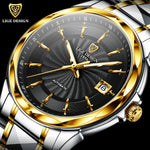 LIGE Mens Automatic Mechanical Watches Luxury Brand Business Tungsten Steel Waterproof WristWatch Men Fashion Clock reloj hombre