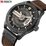 Luxury Watch Brand CURREN Men Military Sports Watches Men's Quartz Date Clock Man Casual Leather Wrist Watch Relogio Masculino