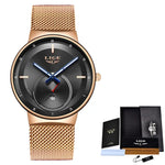 2023 Classic Women Rose Gold Top Brand Luxury Laides Dress Business Fashion Casual Waterproof Watches Quartz Calendar Wristwatch