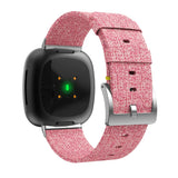 New Strap For Fitbit Versa 2 Versa 3/Sense Lite Women Men Breathable Woven Fabric Strap Replacement canvas Wristband Smart Watch