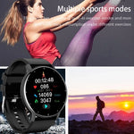 LIGE 2021 New Smart Watch Men Full Touch Screen Sport Fitness Watch IP67 Waterproof Bluetooth For Android ios smartwatch Men+box