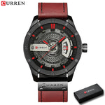 Luxury Watch Brand CURREN Men Military Sports Watches Men's Quartz Date Clock Man Casual Leather Wrist Watch Relogio Masculino