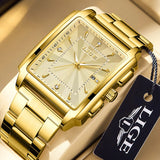 LIGE Luxury Man Wristwatch Waterproof Luminous Chronograph Watch for Men Stainless Steel Men's Quartz Watches reloj hombre