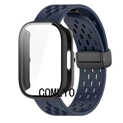 For Redmi watch 5 lite Case Strap Smart watch Silicone Soft Sports Protective Bumper Full Cover watch women men Band