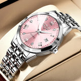 LIGE Women Watch Fashion Sports Date Women's Quartz Wristwatches Casual Waterproof Women's Bracelet Watch Relogios Feminino+BOX