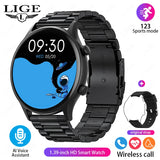 LIGE New Fashion Bluetooth Call Smart Watch Women Physiologic Function Sports Bracelet Waterproof Custom Dial Smartwatch Ladies