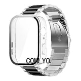 For Huawei watch Fit3 fit 3 Smart Watch Case + Strap Stainless Steel Metal Band Men Belt Protective Bumper Full Cover Cases