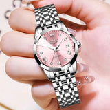 LIGE Women Watch Fashion Sports Date Women's Quartz Wristwatches Casual Waterproof Women's Bracelet Watch Relogios Feminino+BOX