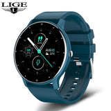 LIGE Smart Watch Men Women Full Touch Screen Sport Fitness Watch Man IP67 Waterproof Bluetooth Call For Android IOS Smartwatches