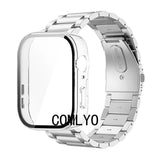 For Huawei watch Fit3 fit 3 Smart Watch Case + Strap Stainless Steel Metal Band Men Belt Protective Bumper Full Cover Cases