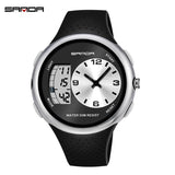 SADNA Fashion Sports Mens Watches Luxury Personality Dual Display Watch For Men Military Clock Luminous Waterproof Reloj Hombre