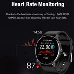 LIGE New Smart Watch Men And Women Sports watch Blood pressure Sleep Monitoring Fitness tracker Android ios pedometer Smartwatch