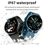 LIGE Smart Watch Men Women Full Touch Screen Sport Fitness Watch Man IP67 Waterproof Bluetooth Call For Android IOS Smartwatches