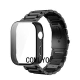 For Huawei watch Fit3 fit 3 Smart Watch Case + Strap Stainless Steel Metal Band Men Belt Protective Bumper Full Cover Cases