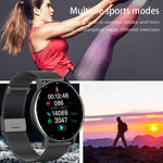 LIGE Smart Watch Men Women Full Touch Screen Sport Fitness Watch Man IP67 Waterproof Bluetooth Call For Android IOS Smartwatches