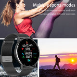 LIGE Smart Watch Men Women Full Touch Screen Sport Fitness Watch Man IP67 Waterproof Bluetooth Call For Android IOS Smartwatches