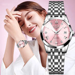 LIGE Women Watch Fashion Sports Date Women's Quartz Wristwatches Casual Waterproof Women's Bracelet Watch Relogios Feminino+BOX