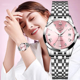 LIGE Women Watch Fashion Sports Date Women's Quartz Wristwatches Casual Waterproof Women's Bracelet Watch Relogios Feminino+BOX