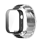 For Huawei watch Fit3 fit 3 Smart Watch Case + Strap Stainless Steel Metal Band Men Belt Protective Bumper Full Cover Cases