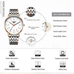 LIGE Luxury Fashion Woman Bracelet Watch Women Casual Waterproof Quartz Ladies Dress Watches Gift lover Clock relogio feminino