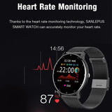 LIGE Smart Watch Men Women Full Touch Screen Sport Fitness Watch Man IP67 Waterproof Bluetooth Call For Android IOS Smartwatches